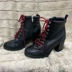 Torrid Wide Width Lace-up Heeled Booties